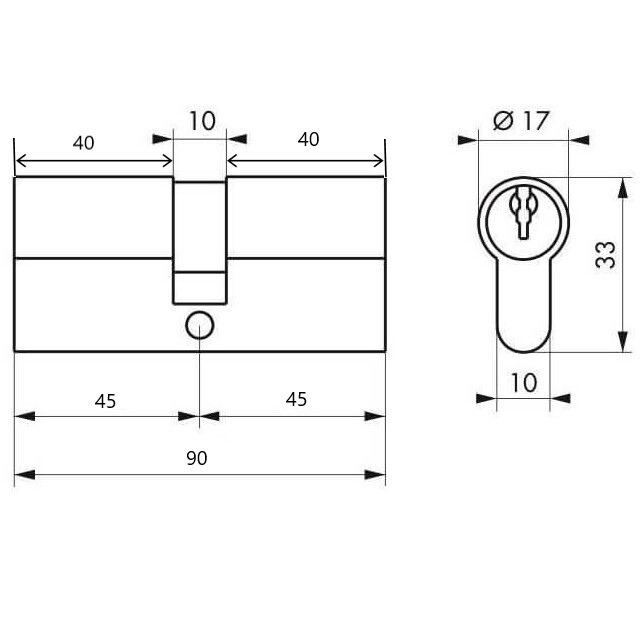 Schita 90mm 40x10x40